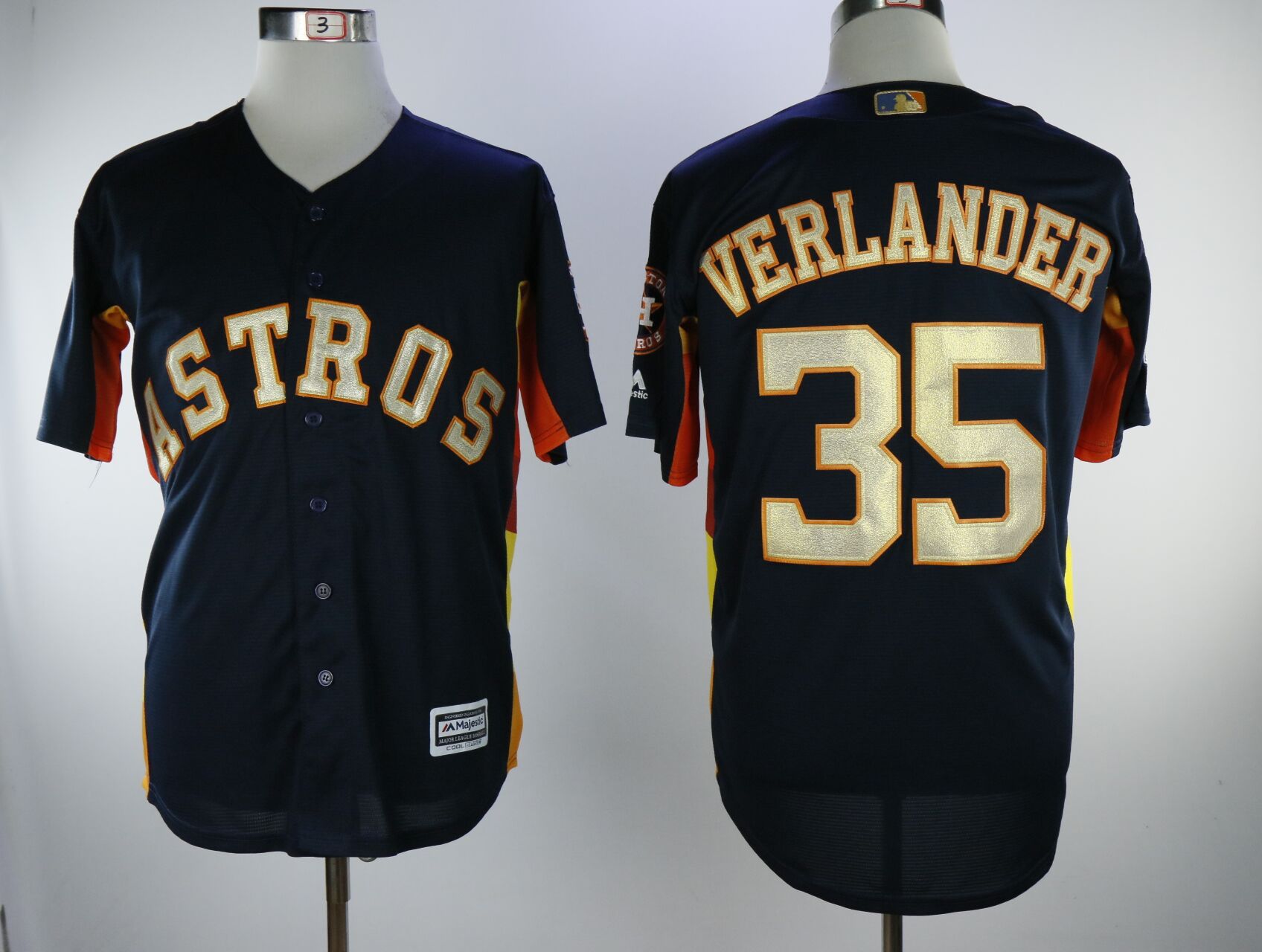 Men Houston Astros #35 Verlander Blue Game Champion Edition MLB Jerseys->->MLB Jersey
